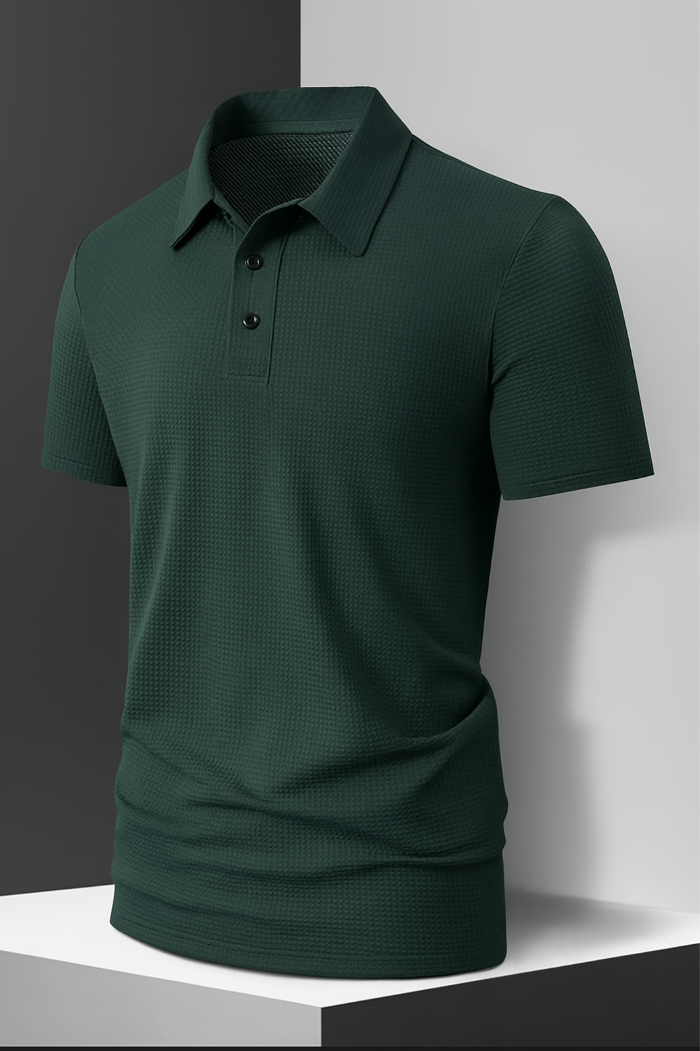New Men's Casual Short Sleeve Polo Shirt, Solid Color, Breathable, Comfortable, Versatile for Summer