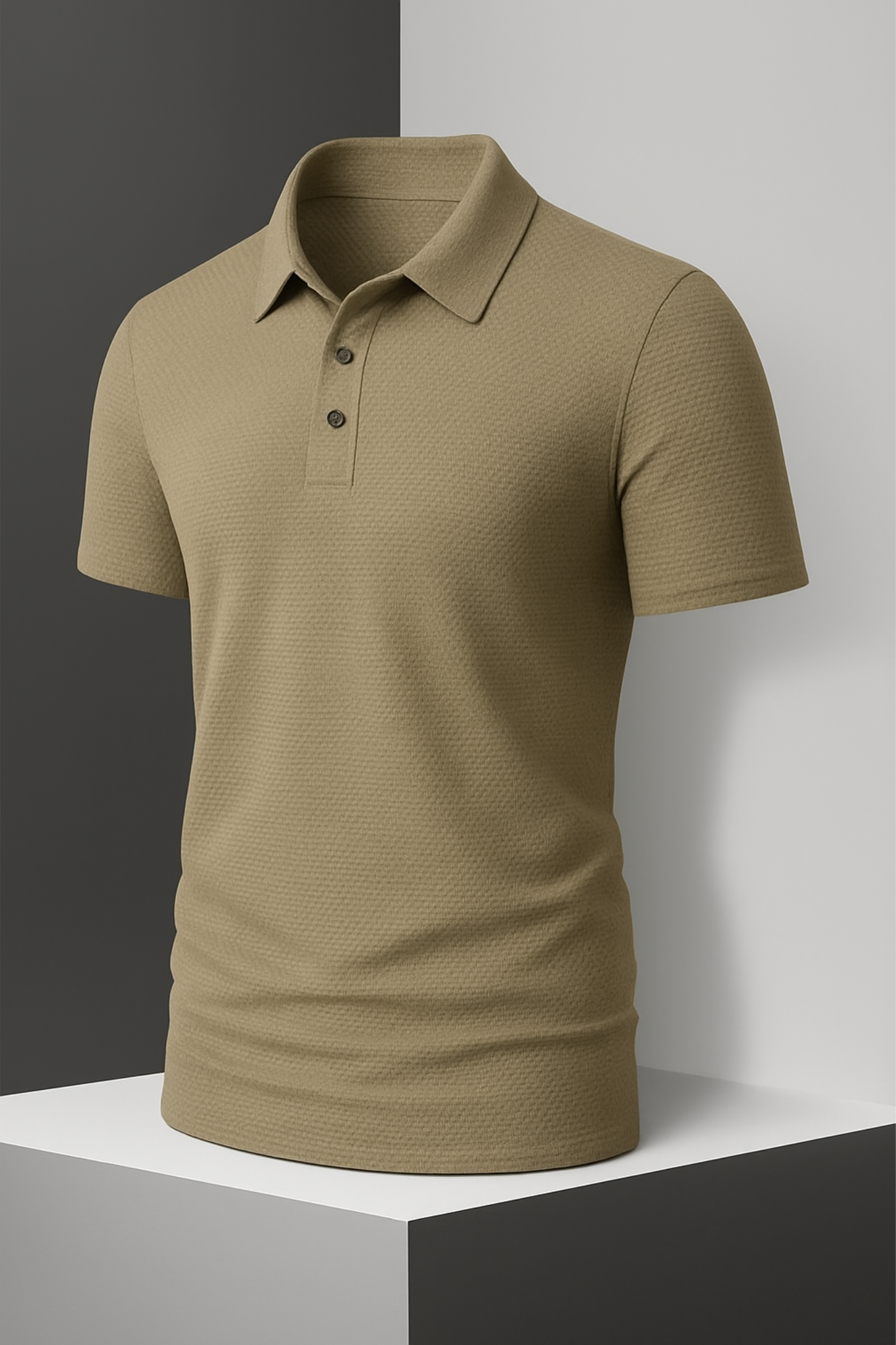 New Men's Casual Short Sleeve Polo Shirt, Solid Color, Breathable, Comfortable, Versatile for Summer