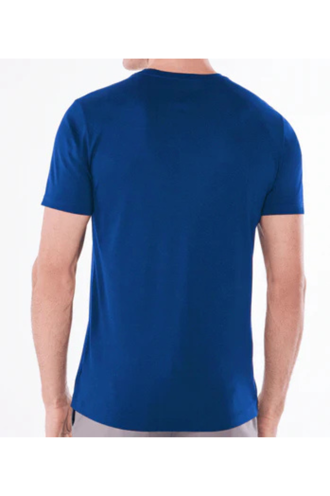 100% pure cotton summer high-end brand men's short sleeve round neck fashionable style half sleeved top breathable T-shirt